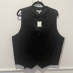 Calvin Klein Black Dress Vest Size XXL NWT